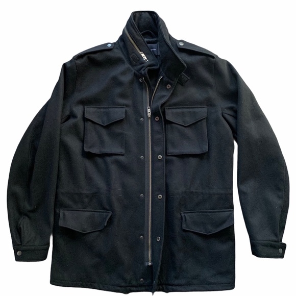 French Connection Thorpe Manor Wool Coat Large - Picture 5 of 11